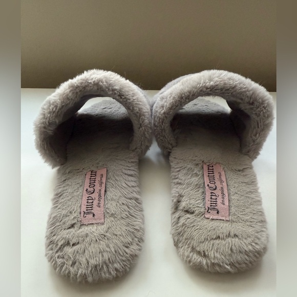Juicy Couture JC Gravity 2 Faux Fur Slides Sz 8 - Picture 3 of 9